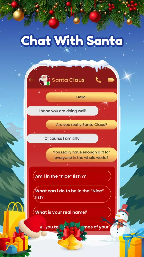 Joky: Prank Call Santa Claus 스크린샷