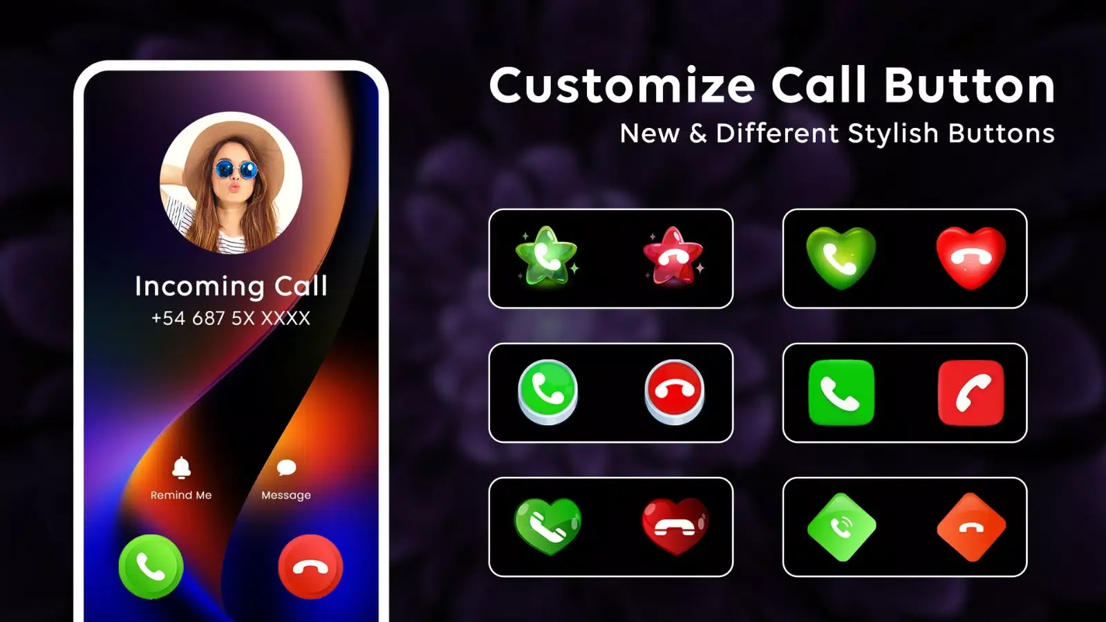 Call Screen: Color Call Theme Screenshots