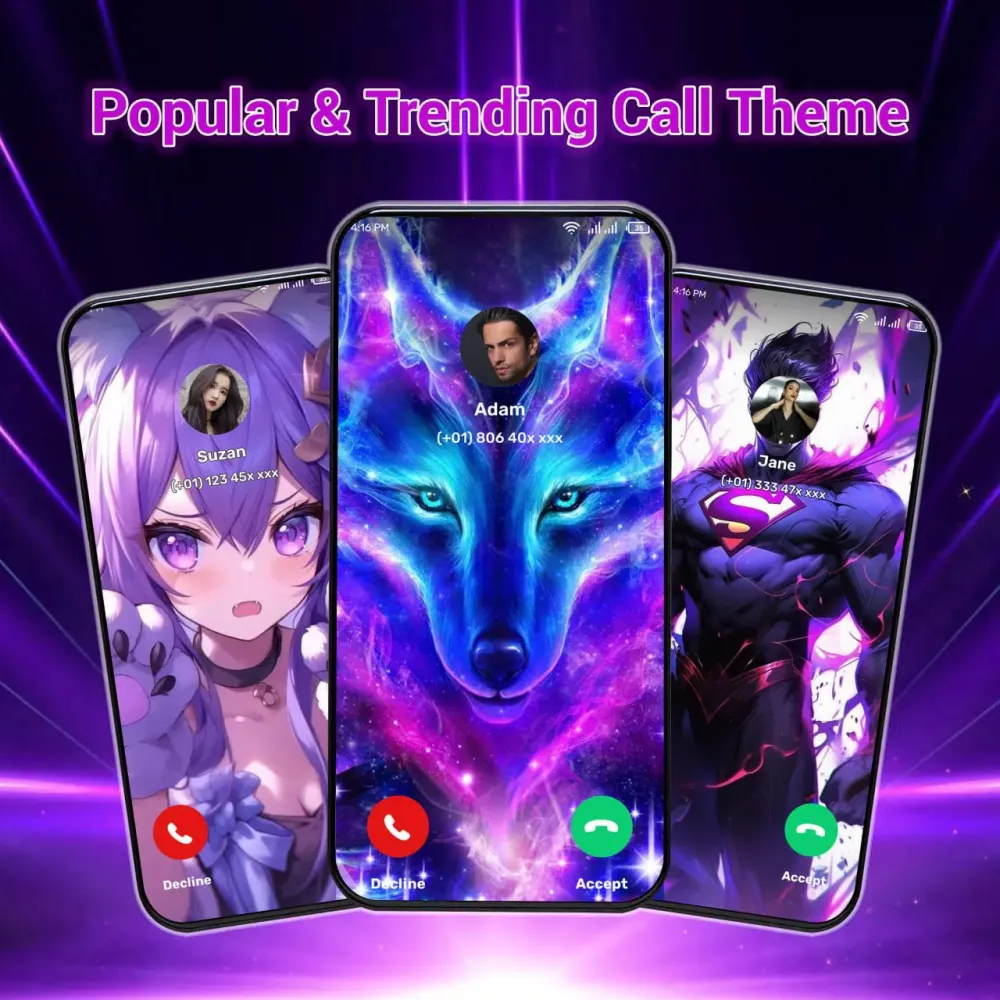 Color Call Theme, Call Screen應用截圖