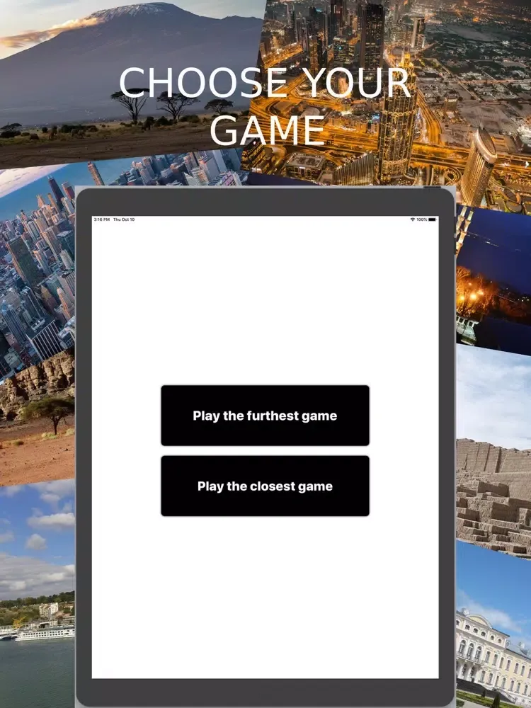 Capturas de tela do The closest or furthest game iPad 