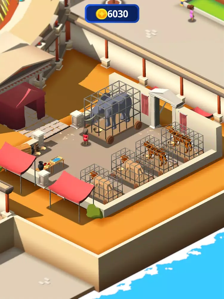 Tangkapan layar Gladiator Training Tycoon iPad 