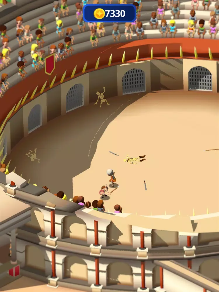 Tangkapan layar Gladiator Training Tycoon iPad 