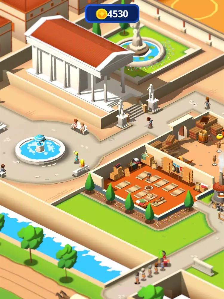 Tangkapan layar Gladiator Training Tycoon iPad 