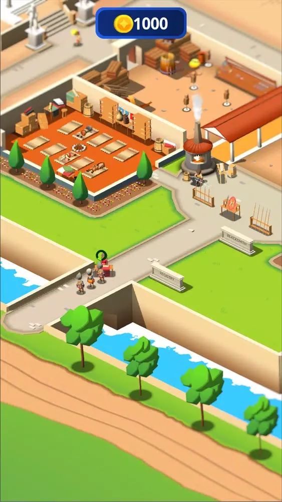 Tangkapan layar Gladiator Training Tycoon