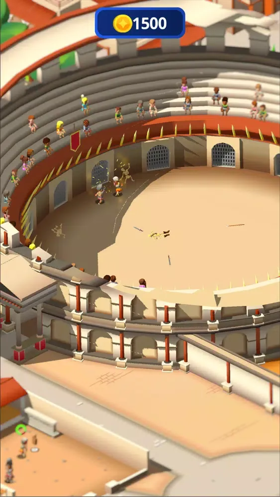 Tangkapan layar Gladiator Training Tycoon