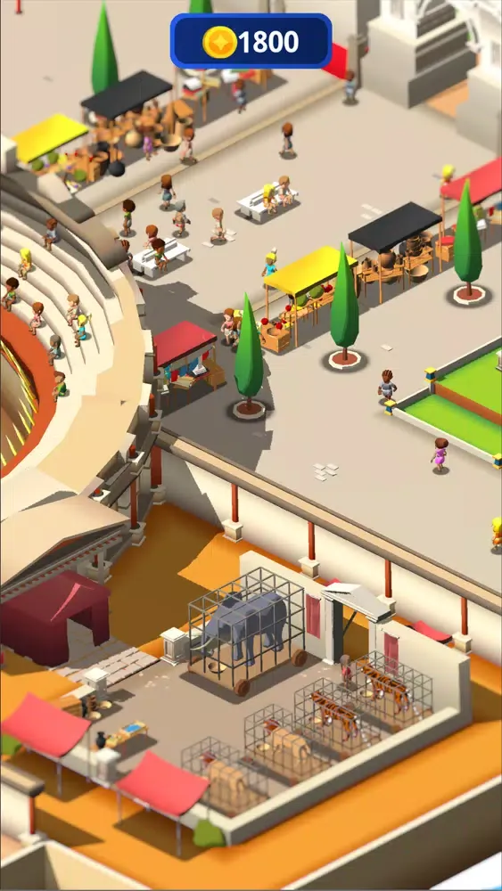 Tangkapan layar Gladiator Training Tycoon