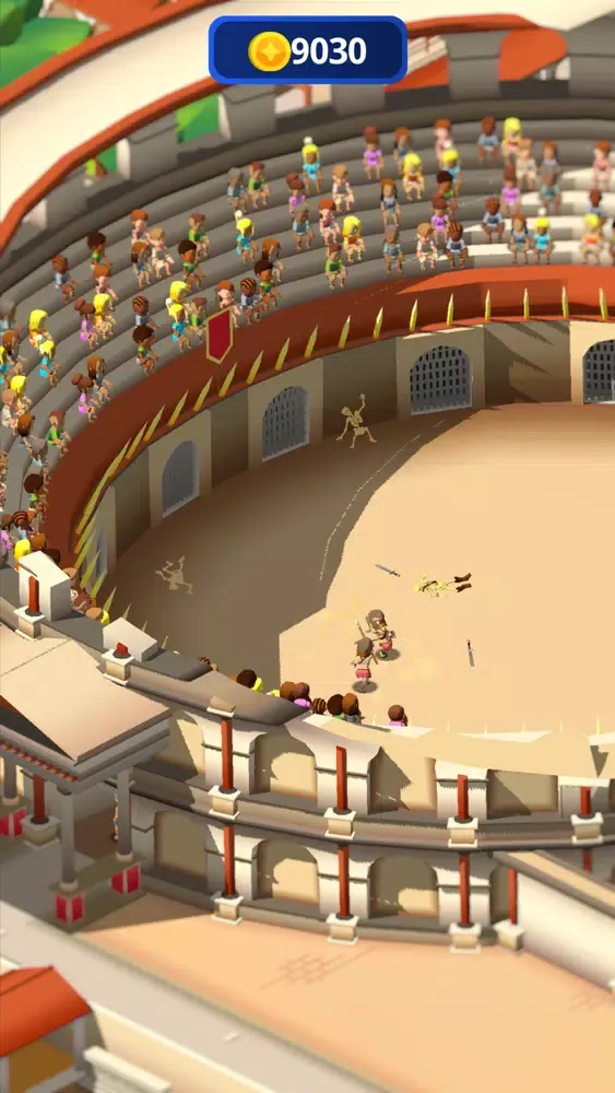 Tangkapan layar Gladiator Training Tycoon