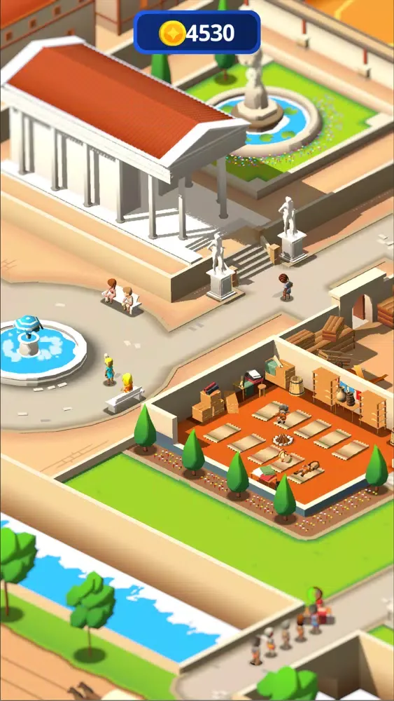 Tangkapan layar Gladiator Training Tycoon