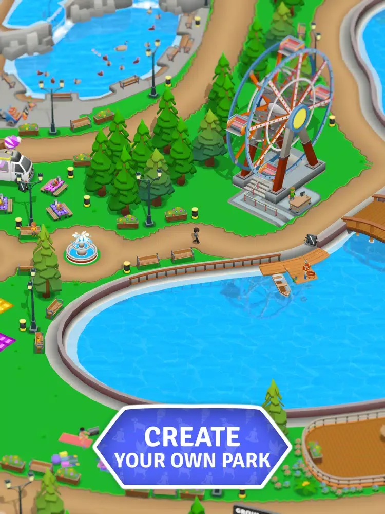 Park Tycoon iPad  स्क्रीनशॉट
