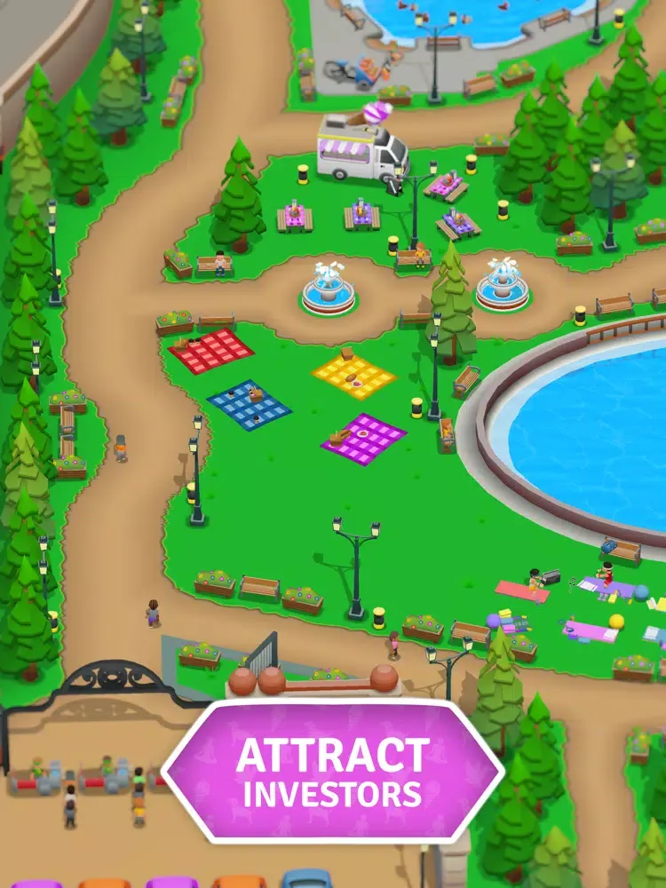 Park Tycoon iPad  स्क्रीनशॉट