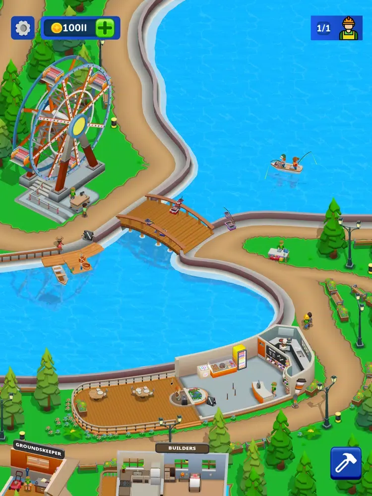 Park Tycoon iPad  स्क्रीनशॉट