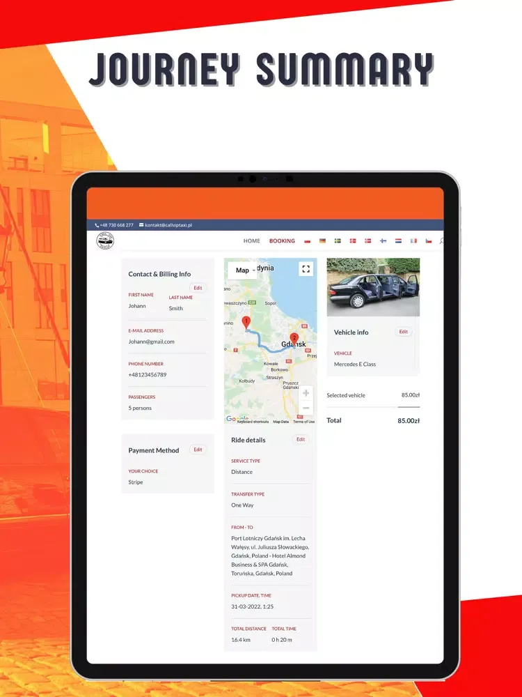 Скриншоты Call VIP Taxi iPad 