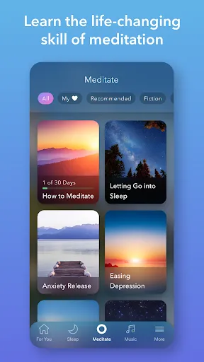 Tangkapan skrin Calm - Sleep, Meditate, Relax