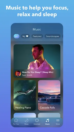 Tangkapan skrin Calm - Sleep, Meditate, Relax