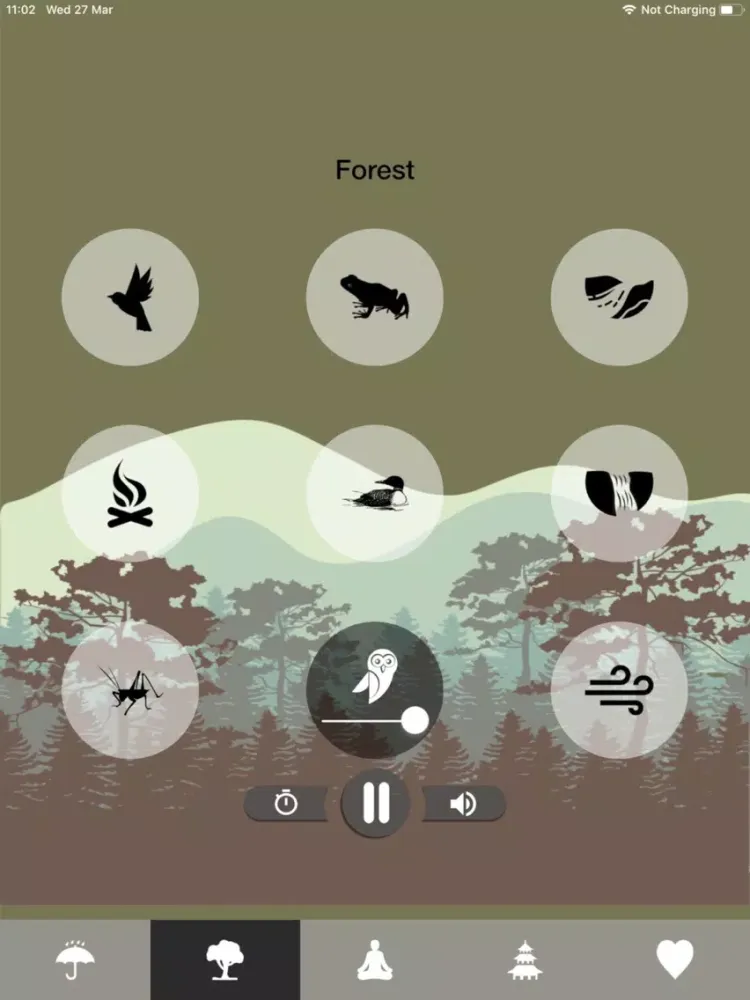 Ảnh chụp màn hình của CALM MUSIC - Sounds to Relax iPad 