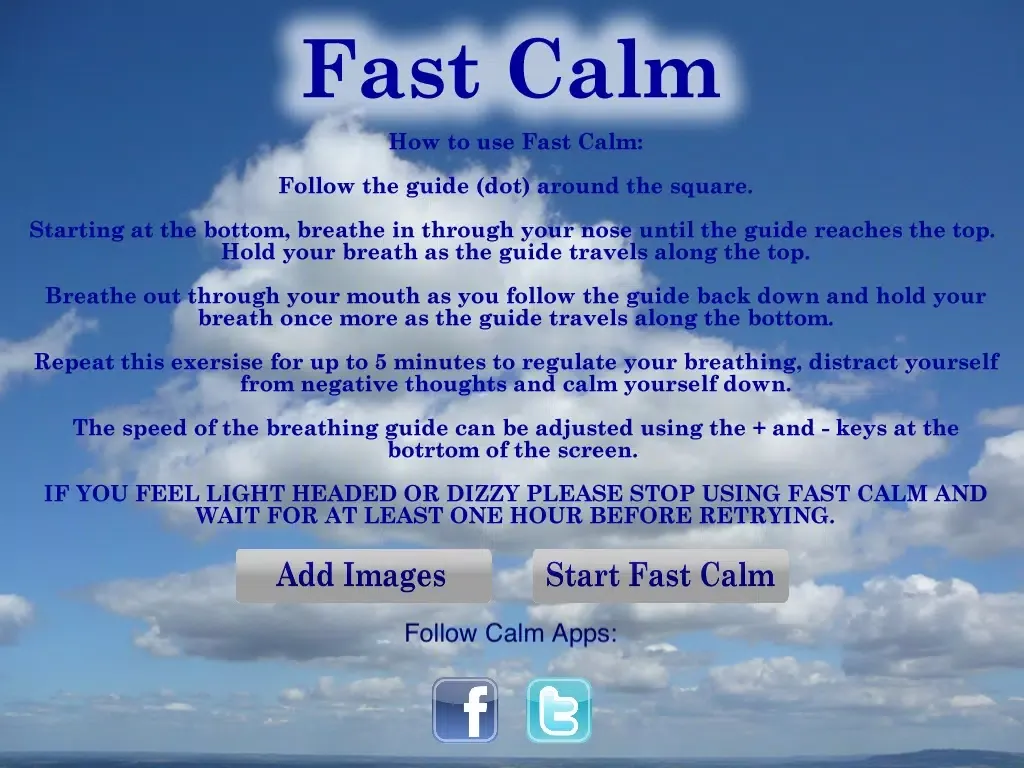 Tangkapan skrin Fast Calm iPad 