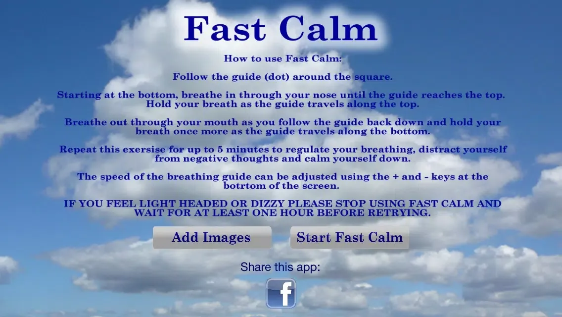 Tangkapan skrin Fast Calm