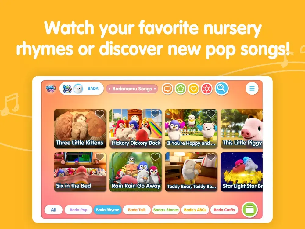 ภาพหน้าจอของ Badanamu: Songs iPad 