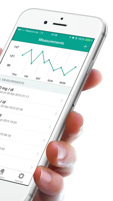 Tangkapan skrin Diabetes App •