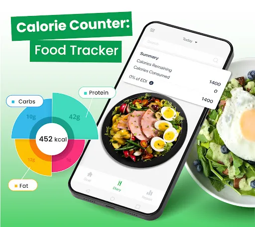 Calorie Counter: Food Tracker應用截圖
