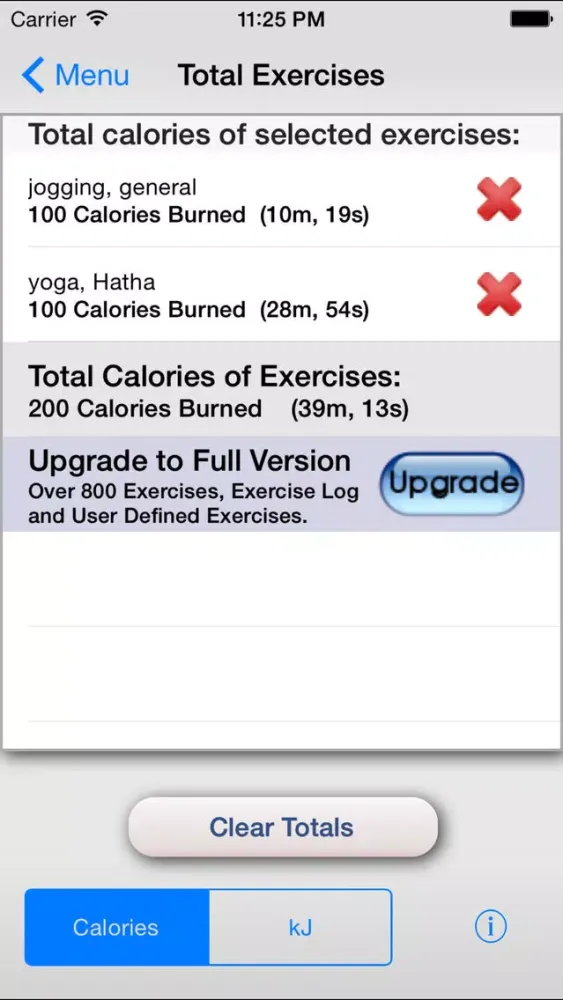 How Much Exercise Calorie Calculator - Exercise Needed for a Given Calories Burned Screenshots