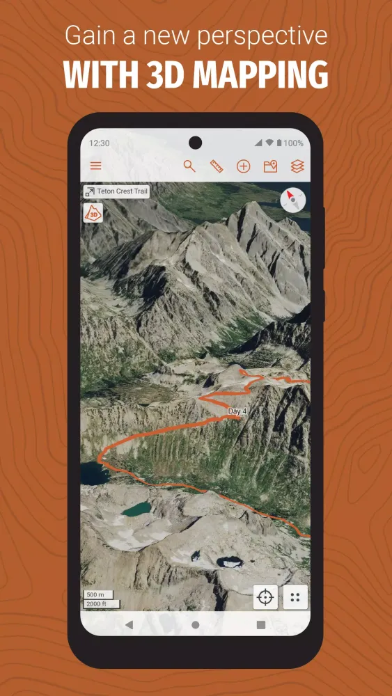 Capturas de pantalla de CalTopo