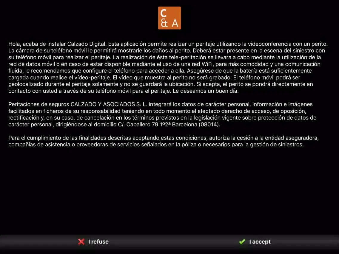 Screenshot di Calzado Digital iPad 