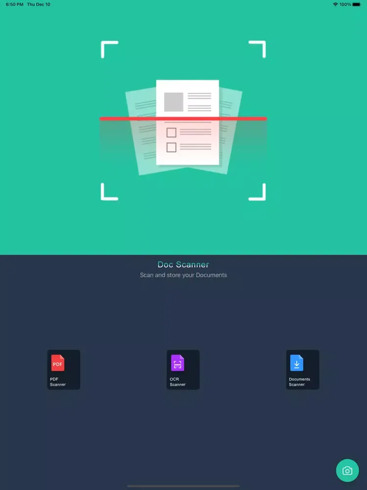 Tangkapan skrin CS Scanner - Doc Scanner iPad 