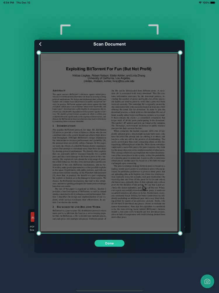 CS Scanner - Doc Scanner iPad  سکرین شاٹس