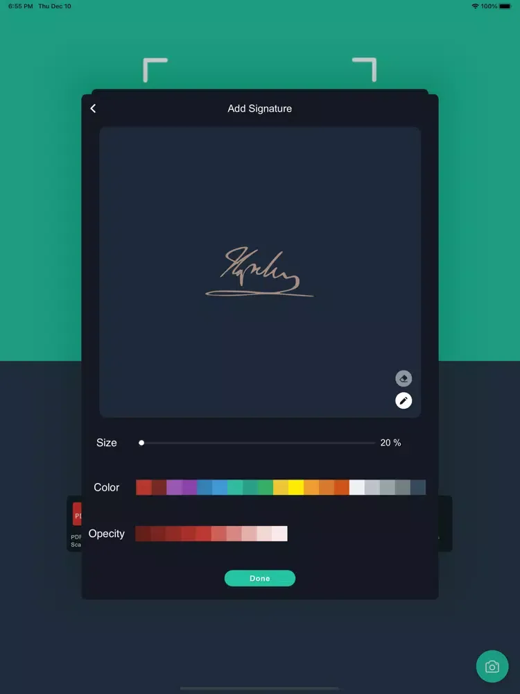 Tangkapan skrin CS Scanner - Doc Scanner iPad 