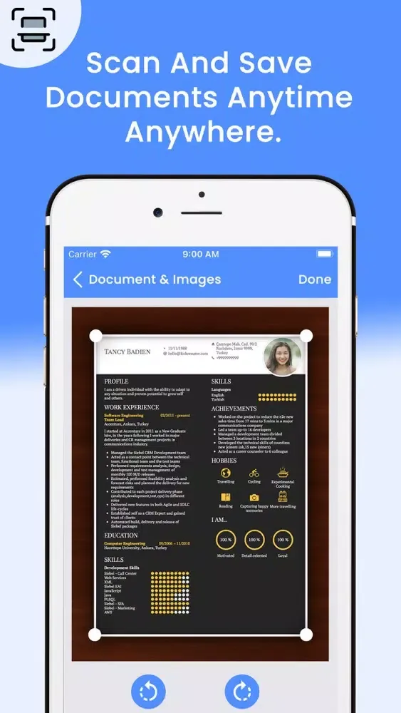 Capturas de pantalla de PDF Scanner: Doc Scan