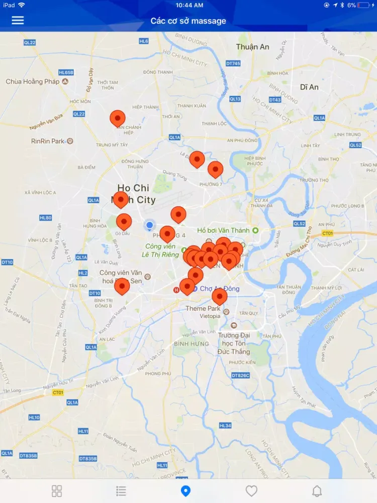 Ảnh chụp màn hình của CamaPro iPad 