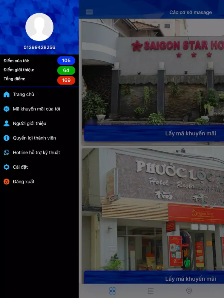 Ảnh chụp màn hình của CamaPro iPad 