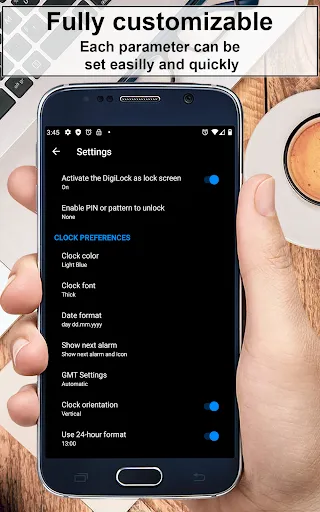 Huge Lock Screen Clock應用截圖