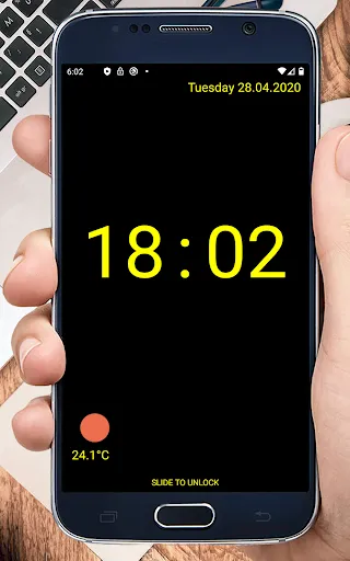 Huge Lock Screen Clock應用截圖