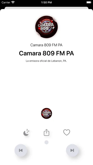 Captures d'écran de CAMARA 809 FM