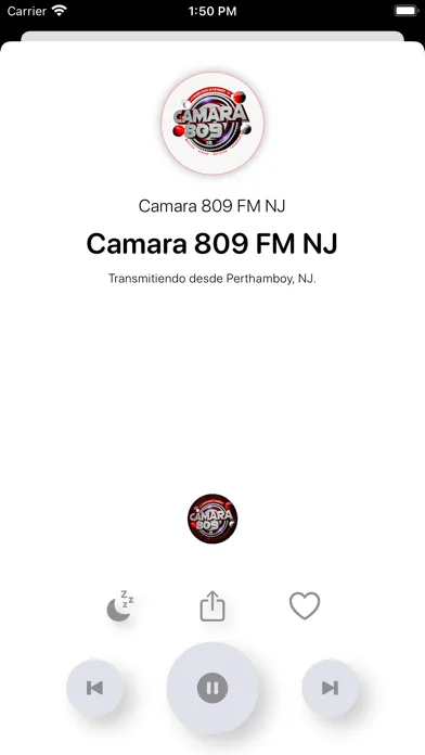 Captures d'écran de CAMARA 809 FM