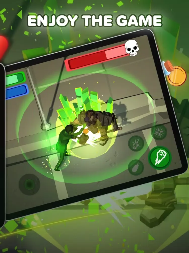 Mr Hero of green energy iPad  Screenshots