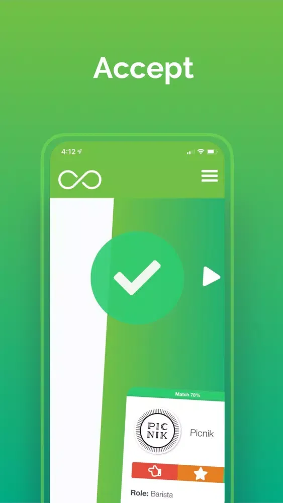 Tangkapan skrin Cambio: Video Job Matching