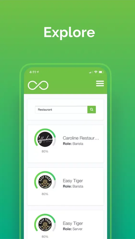 Tangkapan skrin Cambio: Video Job Matching