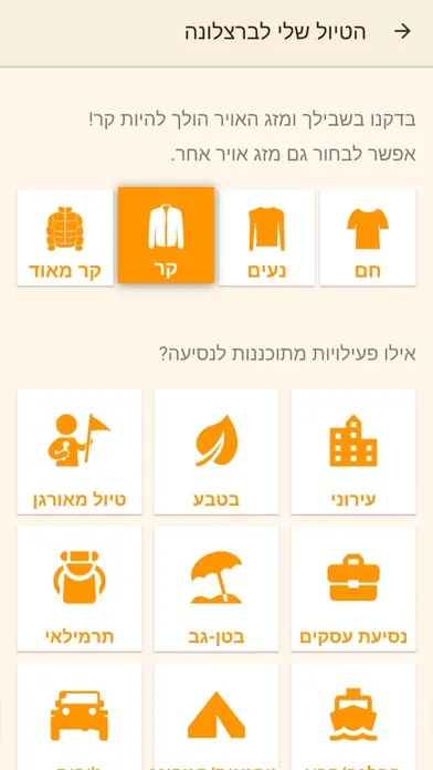 Capturas de tela do למטייל צ'קליסט