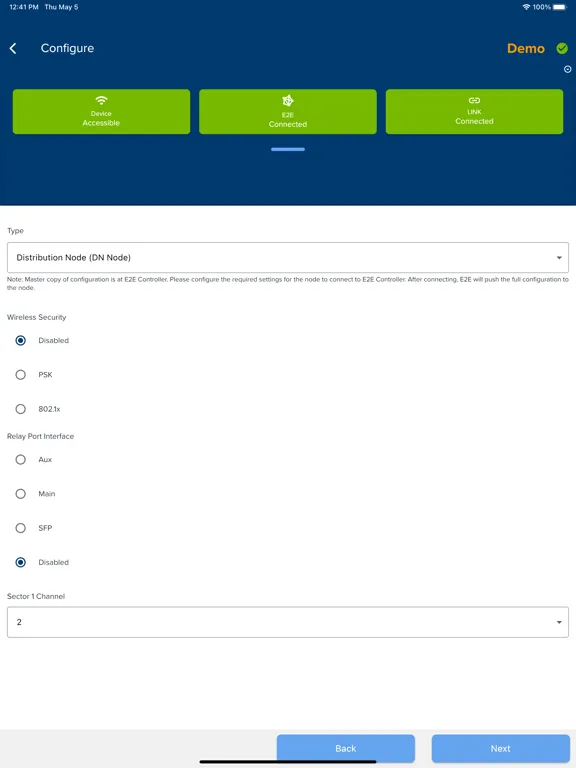 Cambium Networks Installer iPad  Ekran Görüntüleri