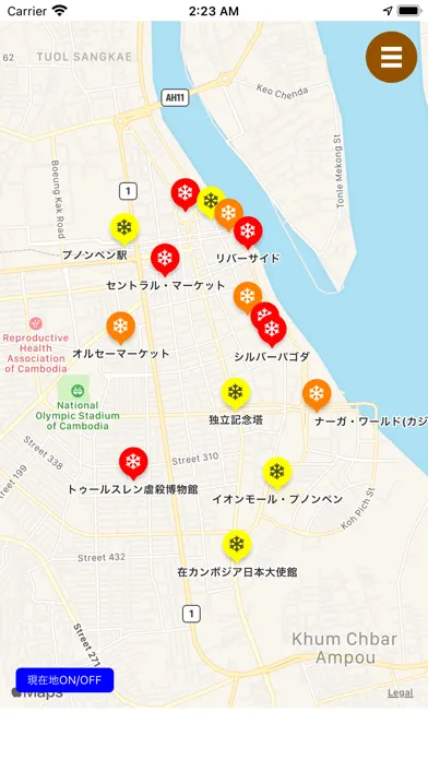 تصاویر カンボジア簡易NAVIマップ!!