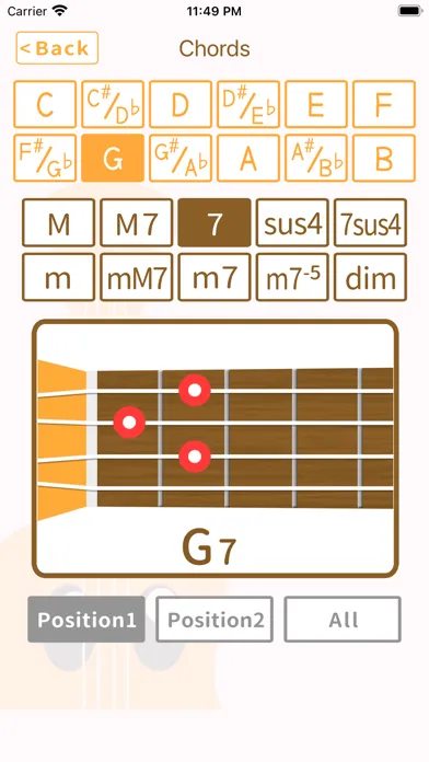Ukulele -Tuner&Chords- স্ক্রিনশট