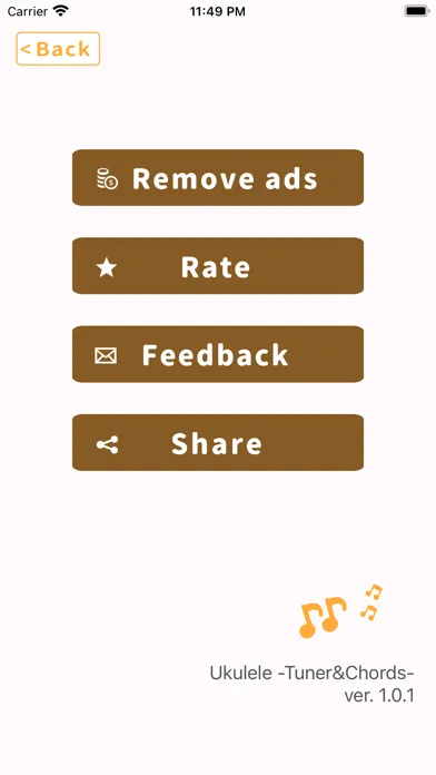 Ukulele -Tuner&Chords- স্ক্রিনশট