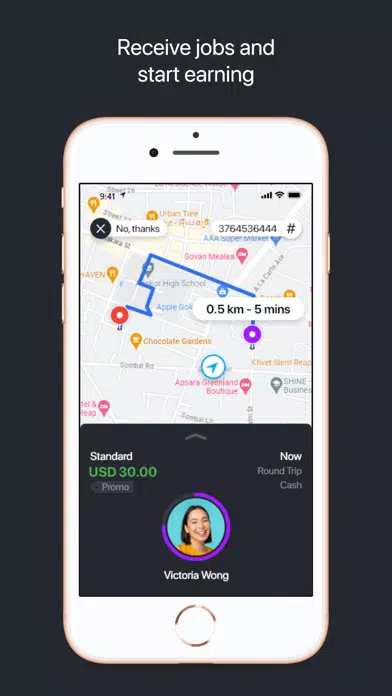 Cambodia Ride Driver স্ক্রিনশট