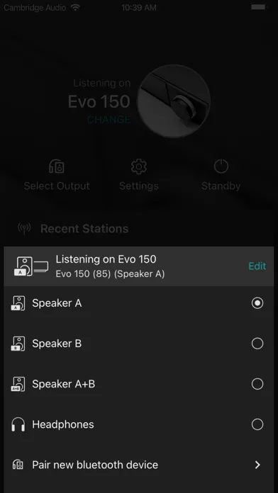Captures d'écran de StreamMagic by Cambridge Audio