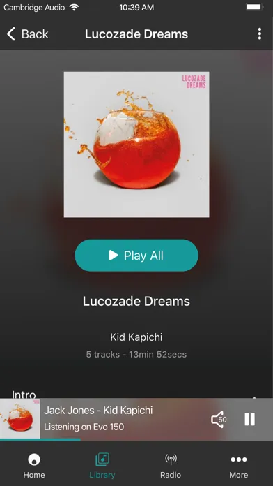 Captures d'écran de StreamMagic by Cambridge Audio
