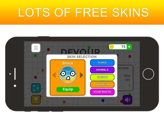 Captures d'écran de Devour.io - Cell Eater World With aG.aRio Mass iPad 