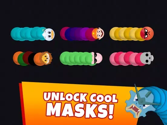 Snaky .io - MMO Worm Game iPad  سکرین شاٹس